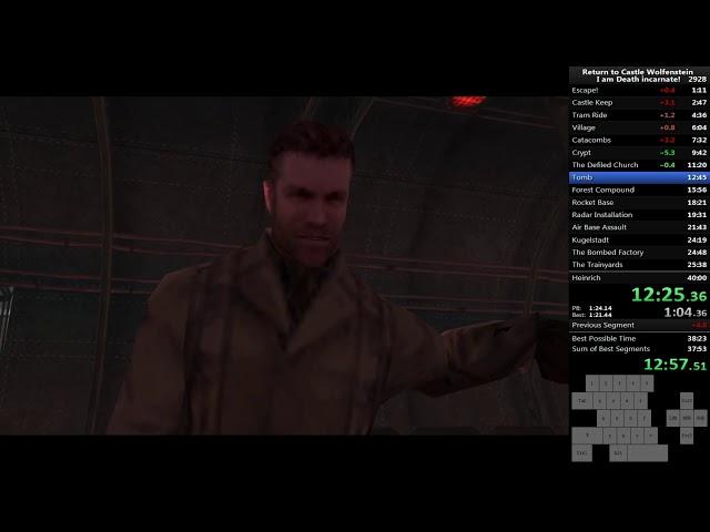[Former WR] Return to Castle Wolfenstein any% speedrun 39:56 w/o loads