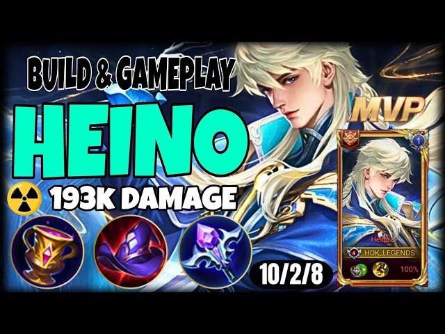 HEINO HONOR OF KINGS  - GRANDMASTER GAMEPLAY | HEINO IS SO POWERFUL!