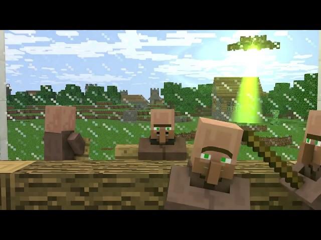 (Minecraft Animation) Вести с полей 2 (Villager News 2) [RUS by Rissy]