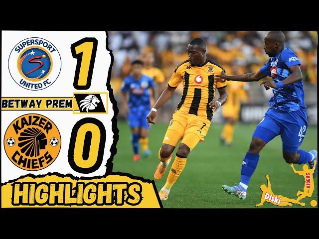 SUPERSPORT UNITED vs KAIZER CHIEFS Goals & Extended Highlights| Betway Premiership 2024/25