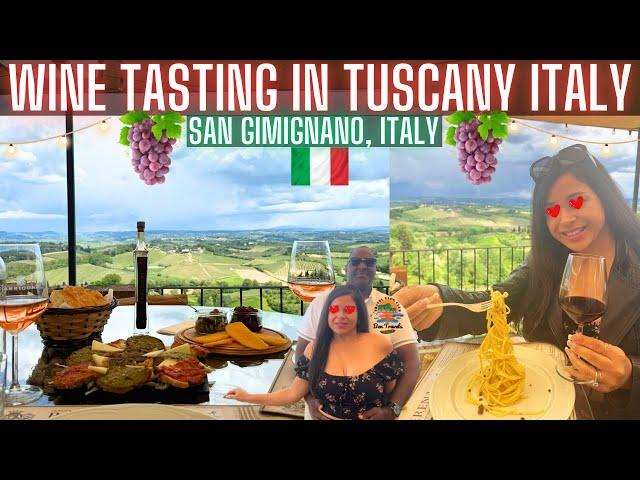 Wine Tasting in Tuscany San Gimignano Italy at Pietraserena Arrigoni Winery  