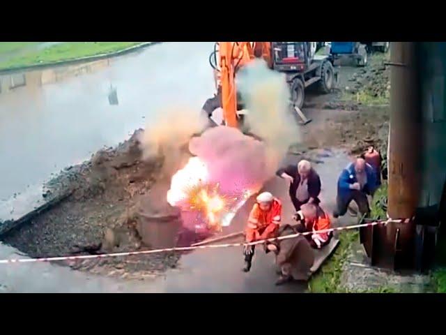 TOP10 | Excavators VS High Voltage Cables.