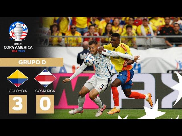 Copa América 2024 | Colombia 3-0 Costa Rica | Grupo D