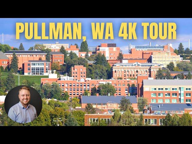 4K Driving Tour of Pullman, WA and Washington State University