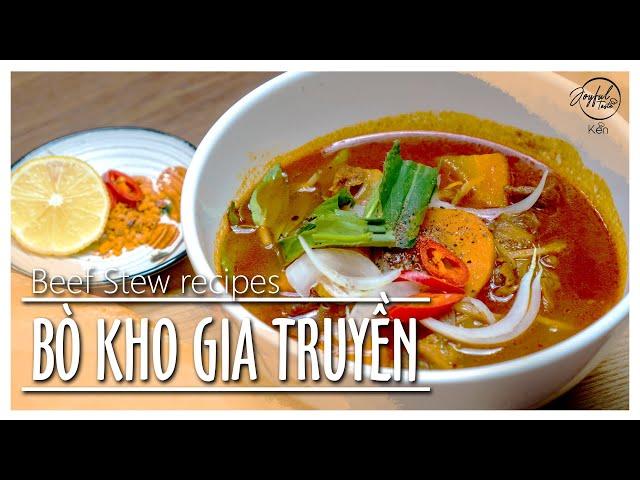 Công thức làm BÒ KHO GIA TRUYỀN thơm ngon ăn 1 lần là ghiền - Beef Stew Recipes | Joyful Taste #27