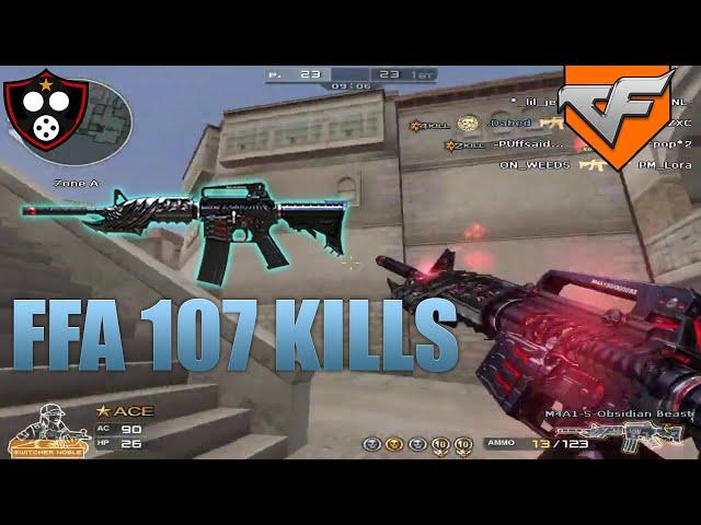 [CROSSFIRE PH FFA] M4A1-S-Obsidan Beast 107 KILLS - Blackwidow