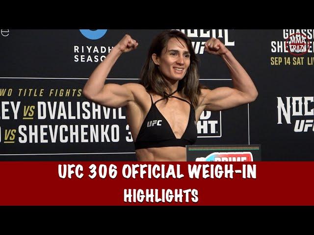 UFC 306: Official Weigh-in Highlights, Manon Fiorot in as a Backup fighter