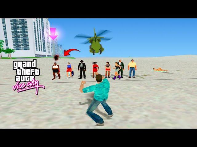 Ped Killer Helicopter Cheat Code For GTA Vice City | Ghost Helicopter Mod | Faizan Gaming