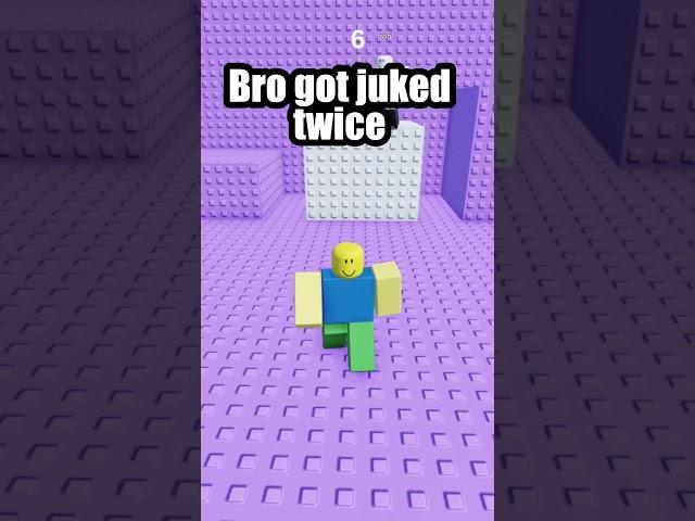 Juked bro twice   #roblox  #shorts