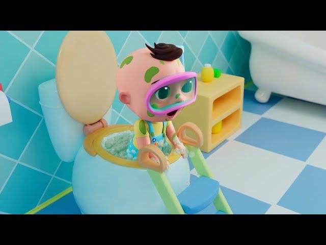 Don't Put Toys In The Potty! Bathroom Rules For Children | Kids Cartoons & Songs by Baby Berry