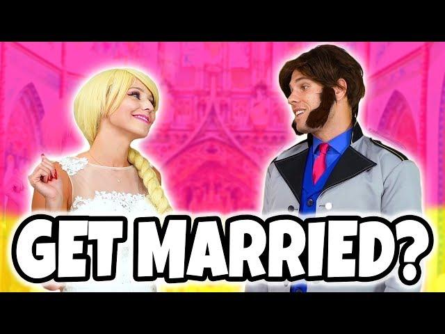 SHOULD ELSA AND HANS GET MARRIED? (With Anna, Moana, Jasmine, Belle, Adam, & Maleficent) Totally TV