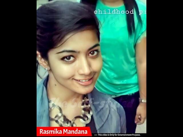 Rashmika Mandana Success journey from childhood to Pushpa #shorts