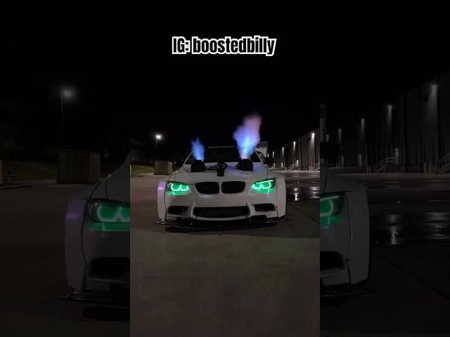 Flame Spitting Twin Turbo 408CI LS Swapped BMW  #bmw #twinturbo #bmwlove #lsswap #shorts