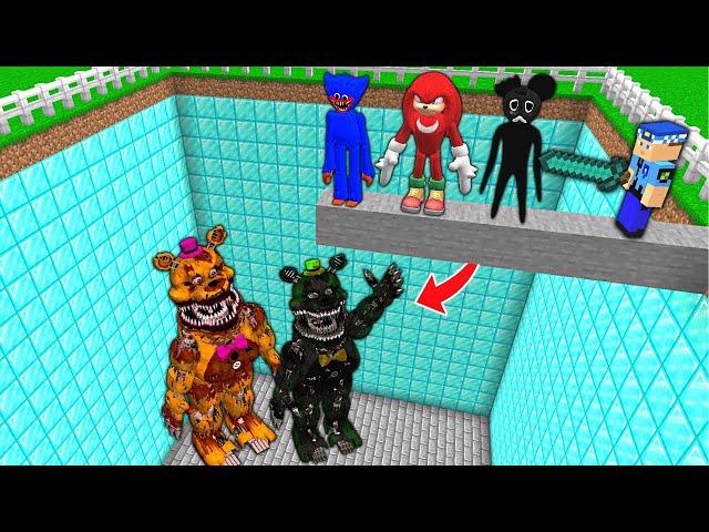 IF YOU DIE, YOU FALL INTO FREDDY'S PIT!  - Minecraft