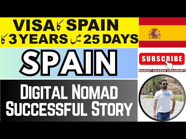 Spain Nomad Visa| Digital Nomad Visa| Successful Story