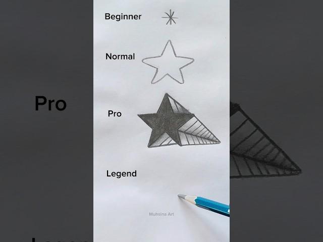 How to draw star #shorts #craft #art #drawing #crafts #satisfying