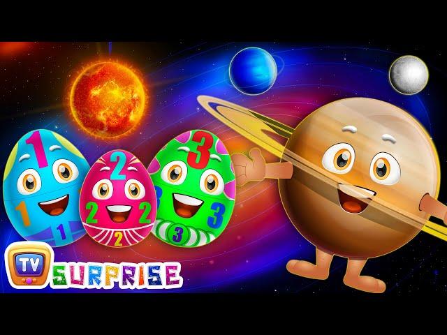 Surprise Eggs Learning Space - Planets Of The Solar System – Sun, Moon, Earth & Stars - ChuChu TV