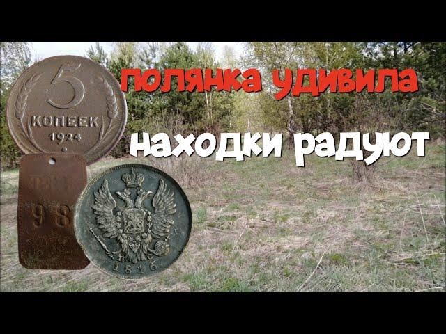 №154 ПОЛЯНКА УДИВИЛА, НАХОДКИ РАДУЮТ. ПОИСК СТАРИНЫ С ЭКВИНОКС 800. КОП 2023.