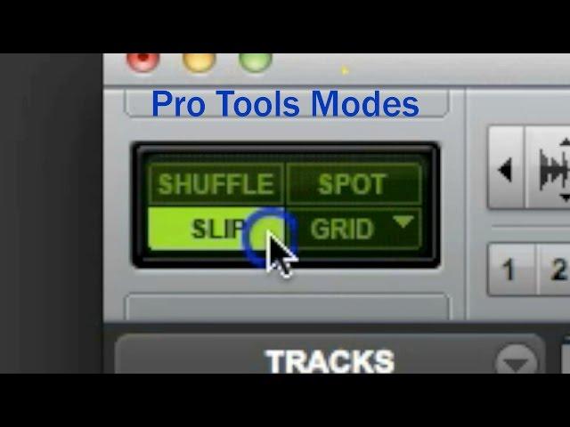 4 Pro Tools Modes (Grid Spot Shuffle Slip) - 1 Minute Mixing Madness Ep. 125