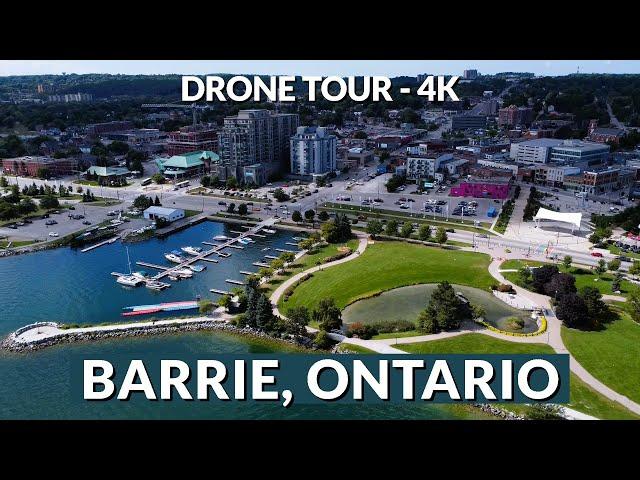 Barrie, Ontario 4K Drone Tour: Aerial Splendor with DJI Mini 2 | Explore the Lakefront City