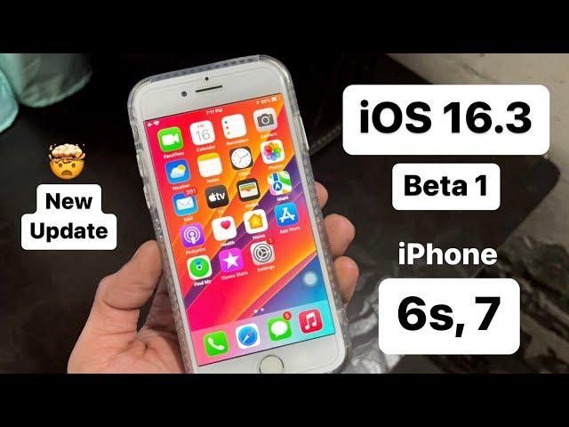 Install iOS 16.3 Beta 1 update on iPhone 6s, 7 || Install Now