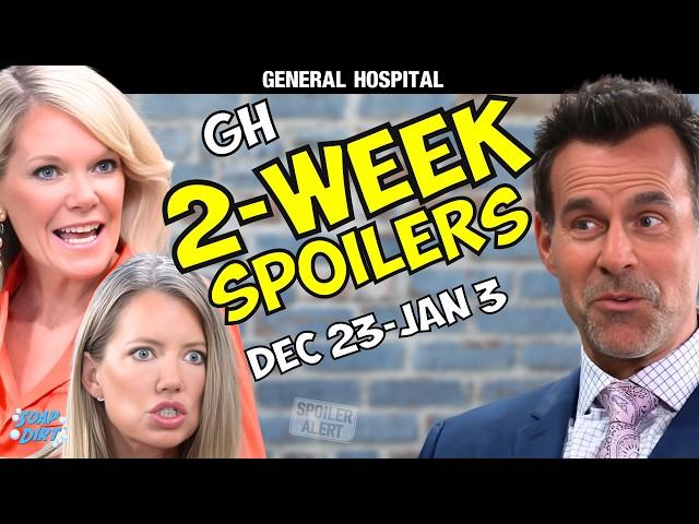 General Hospital 2-Week Spoilers Dec 23-Jan 3: Ava Falls Hard, Nina Panics & Drew Creeps #gh