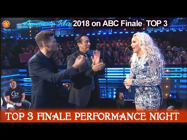 Gabby Barrett sings “Don't Stop Believing"  Steve Perry in Audience American Idol 2018 Finale Top 3