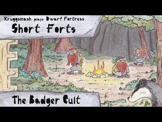 Dwarf Fortress Short Forts: The Badger Cult of Dead Elf Island