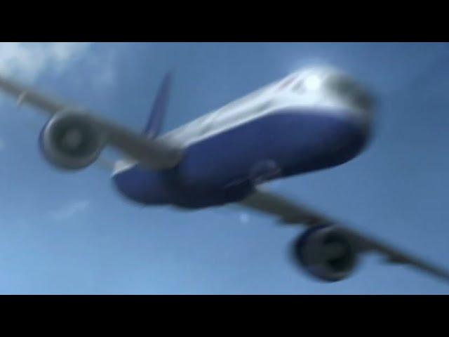 United Airlines Flight 93 - Crash Animation