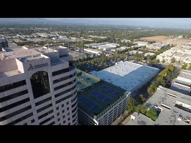 A FLIGHT OVER WOODLAND HILLS CA