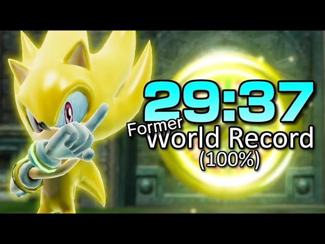 Sonic P06 - Sonic 100% Speedrun in 29'37"600