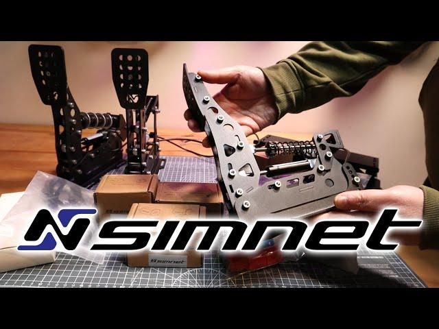 SIMNET Racing SP Pro Loadcell Pedals [UNBOXING] Lots of nice things to explore!