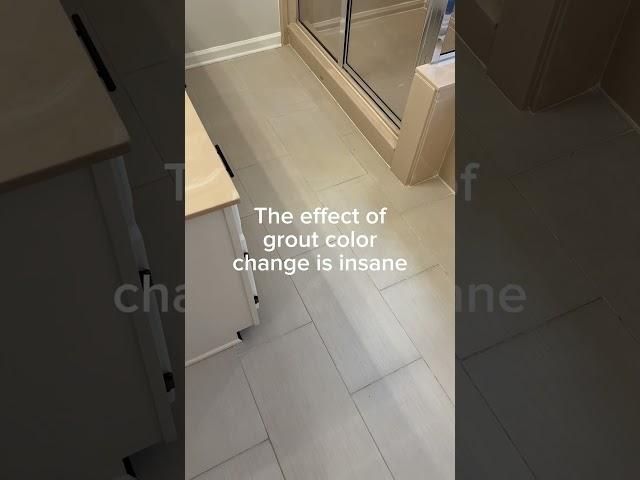 Grout color change | Collierville, TN #homedesign #groutcleaning #tilecleaning