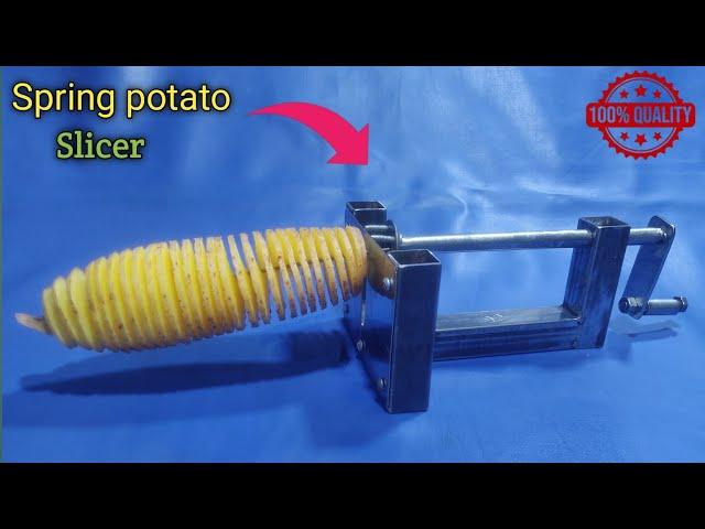 How to make a cutter !! Spring potato !! potato twister !! potato cutting !! Potato Slice