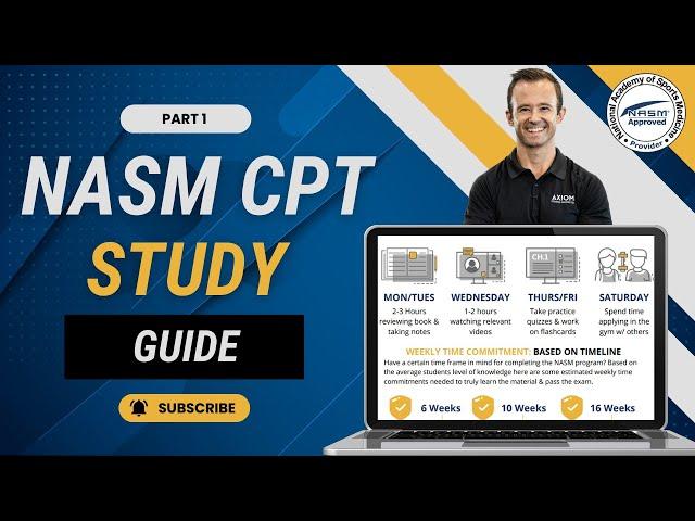 NASM Study Guide (2024) Part 1 || NASM CPT 7th Edition