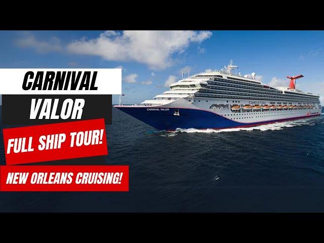 Carnival Valor Full Tour 2025 | New Orleans Cruises