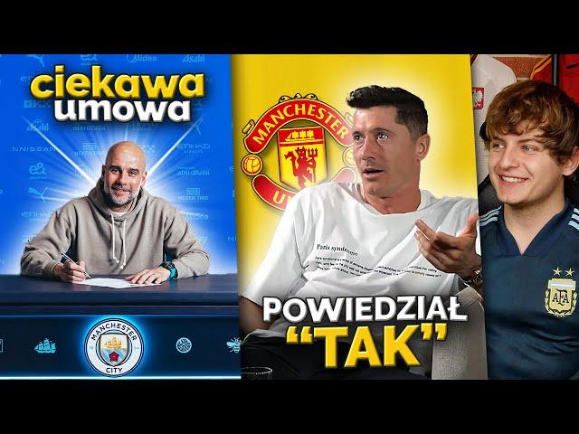 Guardiola ZOSTAJE NA DŁUŻEJ w Manchesterze City! Lewandowski o transferze do Manchesteru United!