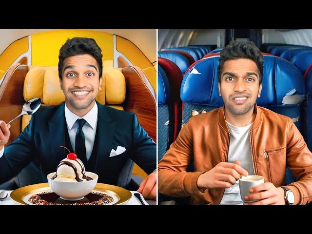 Premium VS Economy Flight | தமிழ்