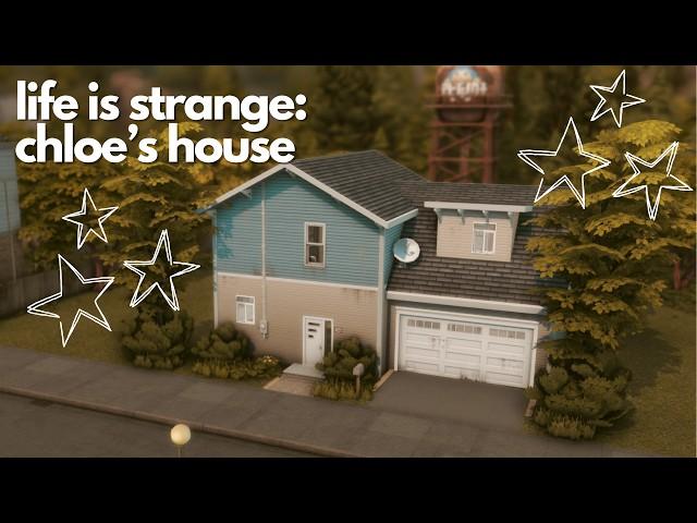 Life Is Strange - Chloe's House || Sims 4 Speed Build || CC