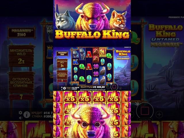 словил максвин в buffalo king #slot #casino #crazy #maxwin #заносынедели