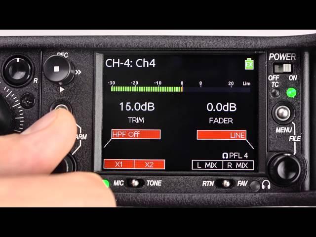 Sound Devices 633 - Inputs and Outputs Overview