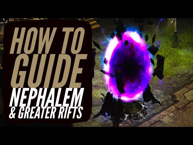 Diablo 3 - How To Do Nephalem Rifts & Greater Rifts