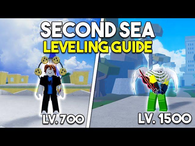 BEST WAY On How To Levelup FAST In The Second Sea Level 700 - 1500 | Blox Fruits