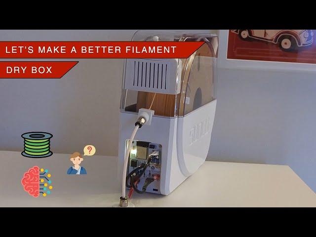 DIY 3D Printing Filament Dry Box