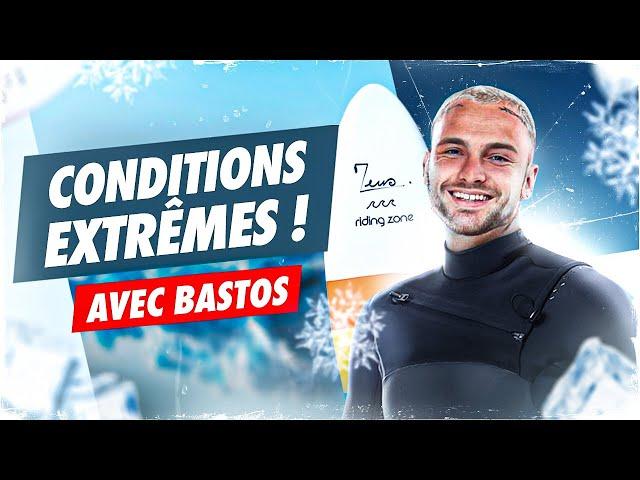 ON FAIT SURFER @BastosYtb DANS UNE EAU GLACIALE ! (0 DEGRÈS) avec @KyllianGuerin40