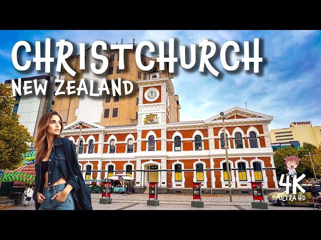 CHRISTCHURCH City Center, New Zealand 4K Virtual Walk