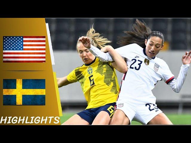 Sweden vs USA | Friendly International Women - Highlights All Goals 10/04/21