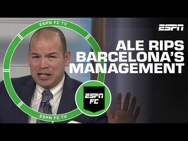 ‘GROSS MISMANAGEMENT’  Ale Moreno sounds off on Barcelona’s registration woes | ESPN FC