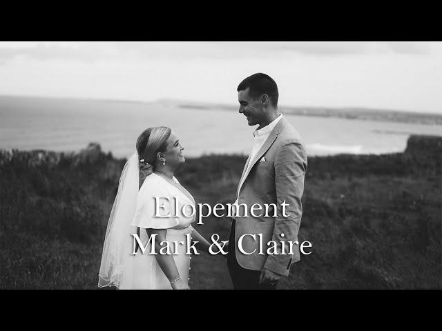 Northern Ireland Elopement Video | Mark & Claire | Elopement Videographer Ireland |x Benone Beach