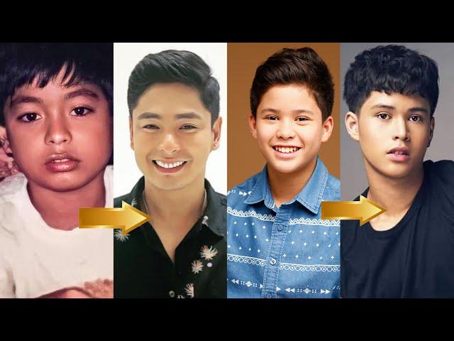 Then and Now childhood photos and transformations of handsome Filipino Actors